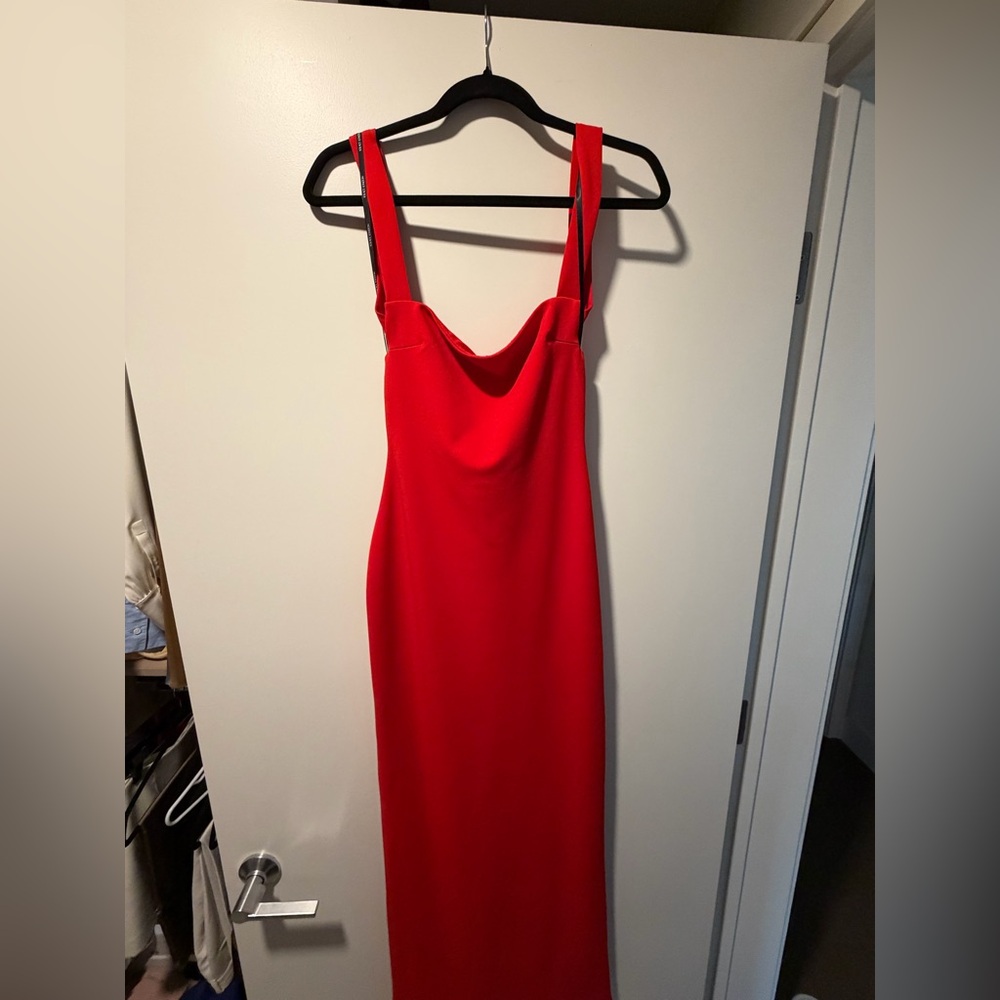 Solace London Low Back Red Dress (Original Price $520)